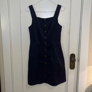 Birds of North America Dark Blue Short Dress Small